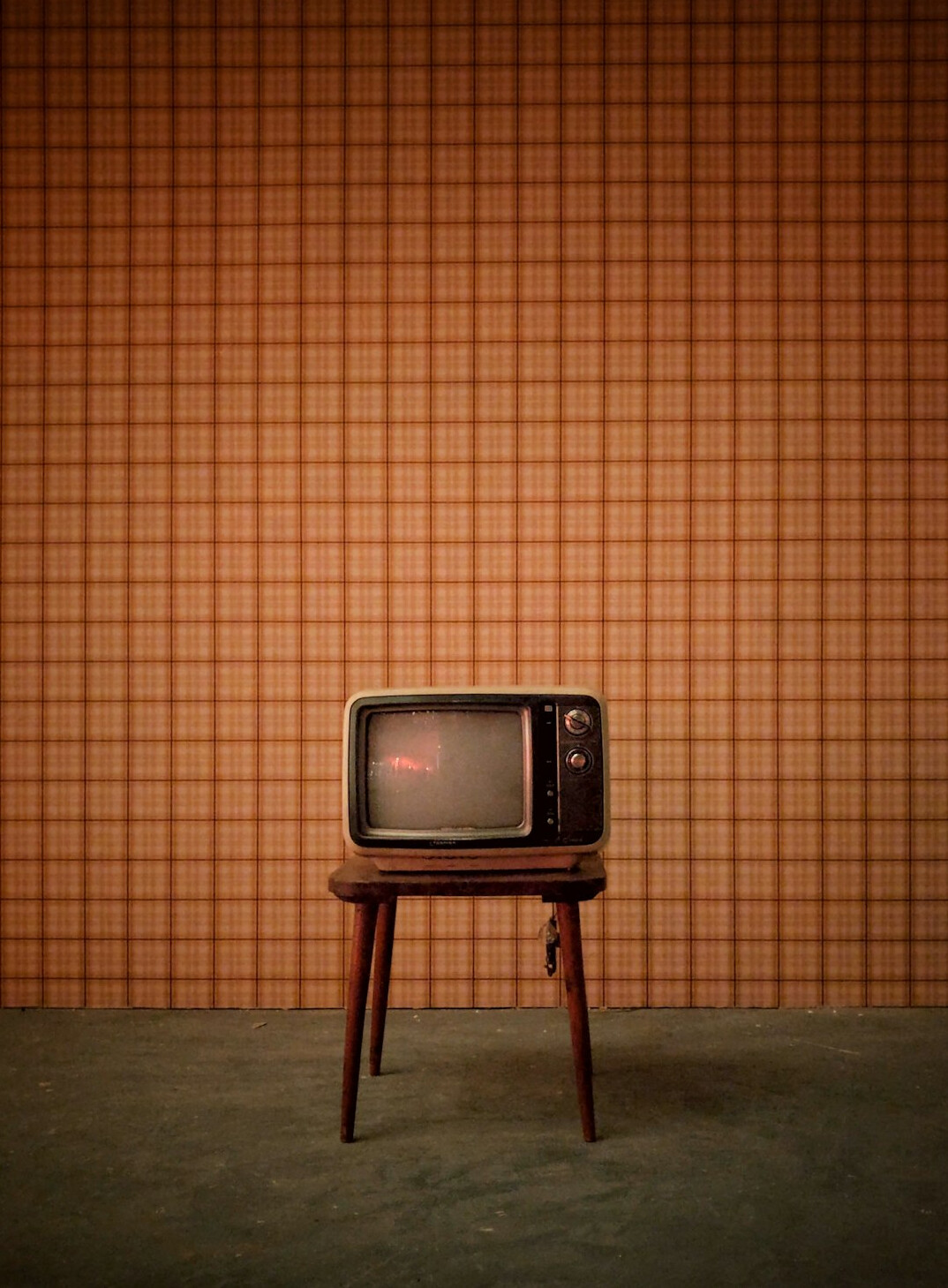 vintage television set