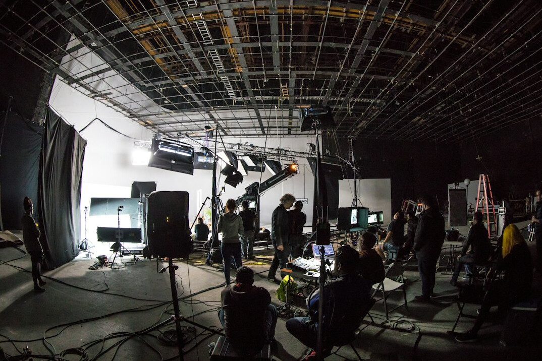 television production set