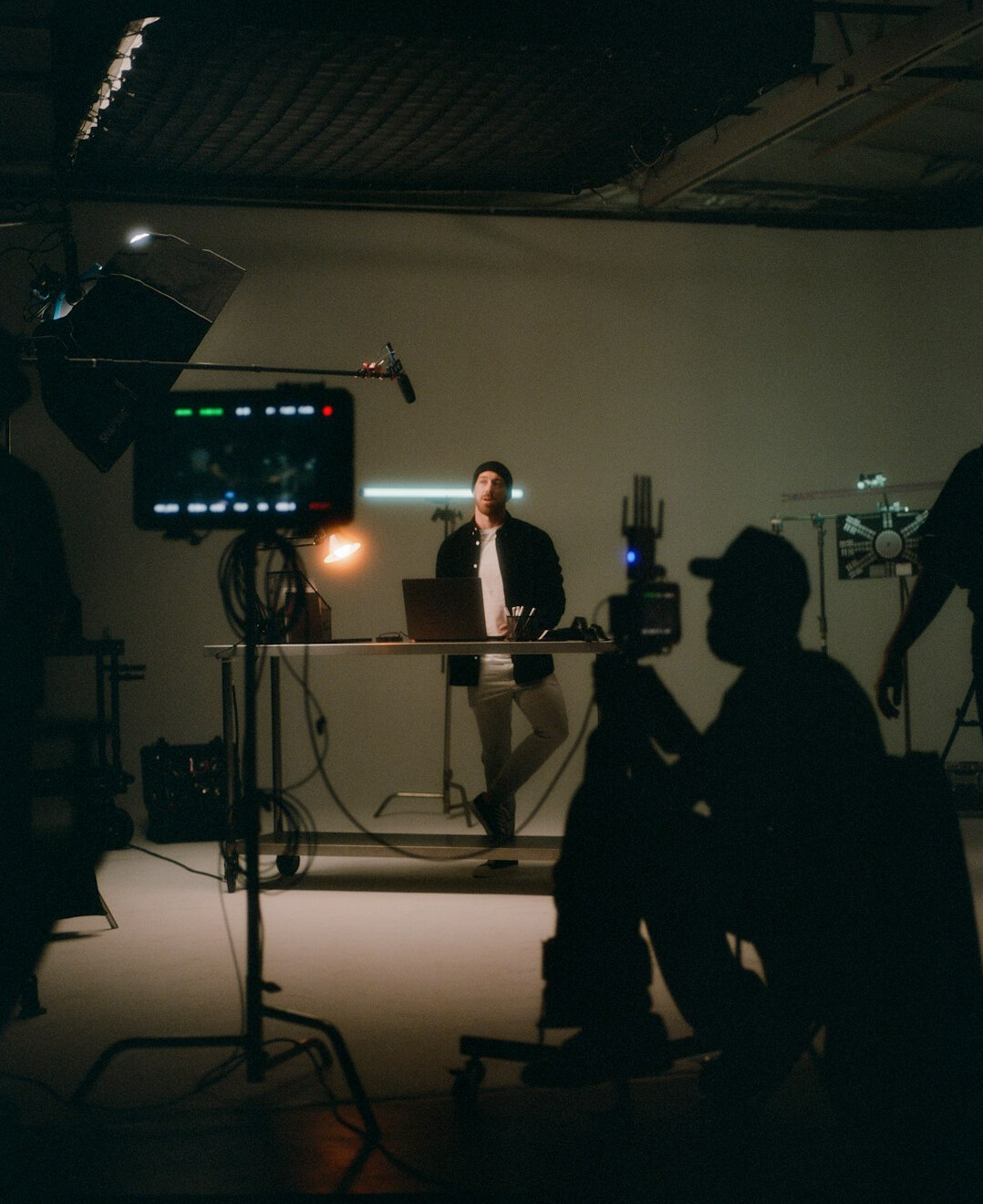 tv studio camera crew